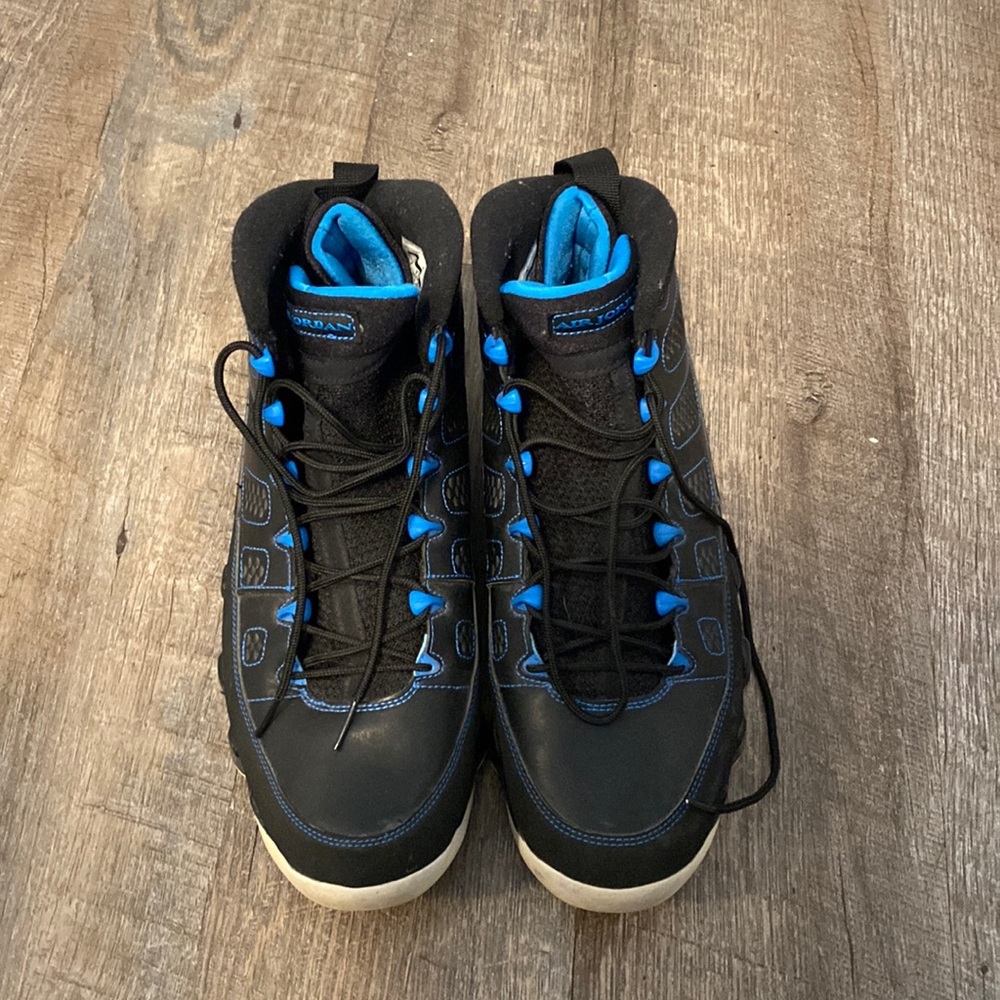 Michael Jordan’s, size 12, in decent condition.